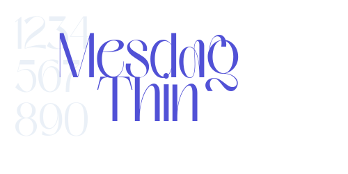 Mesdag Thin-font-download