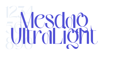 Mesdag UltraLight-font-download