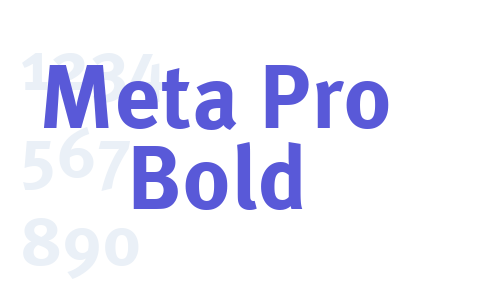 Meta Pro Bold Font Download