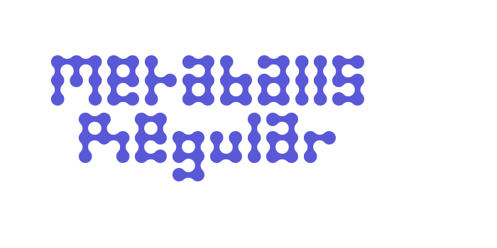 Metaballs Regular Font Download