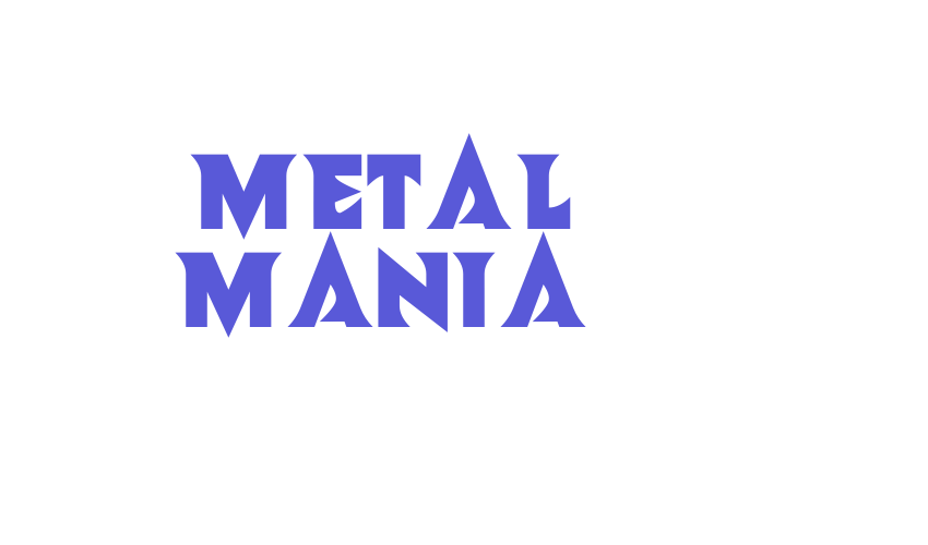 Metal Mania Font Download