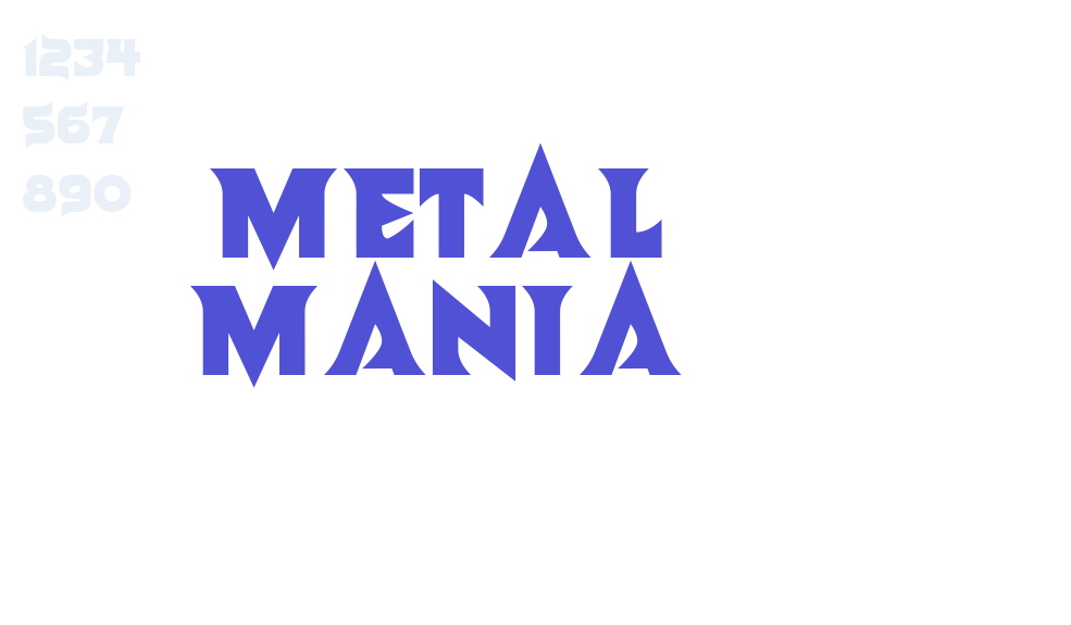 Metal Mania-font-download