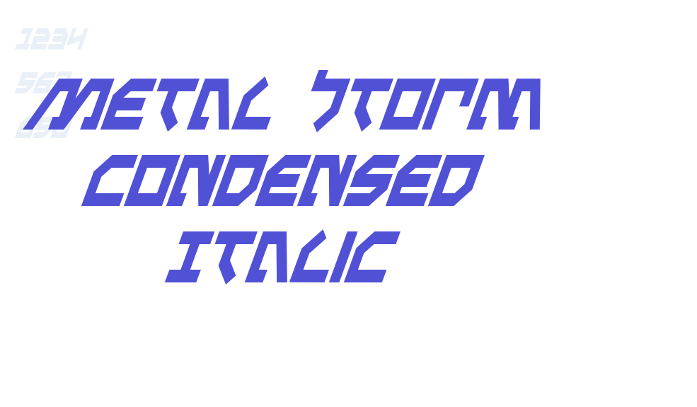 Metal Storm Condensed Italic-font-download