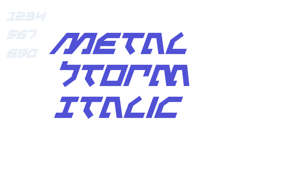 Metal Storm Italic-font-download