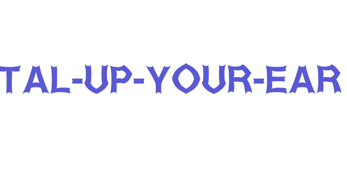 Metal-Up-Your-Ear Font Download