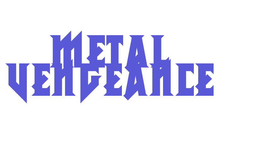 Metal Vengeance Font