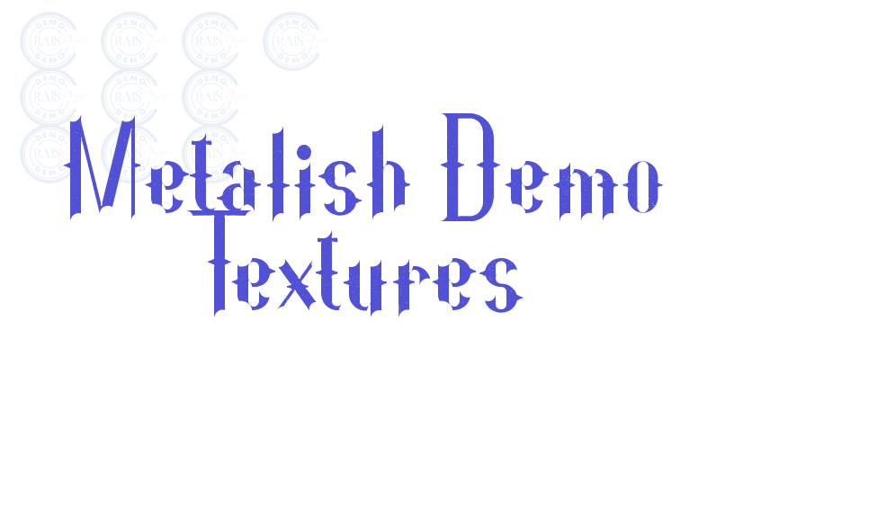 Metalish Demo Textures-font-download