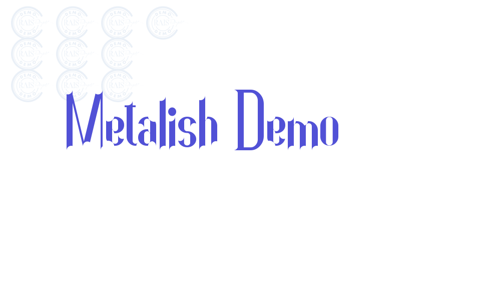 Metalish Demo-font-download