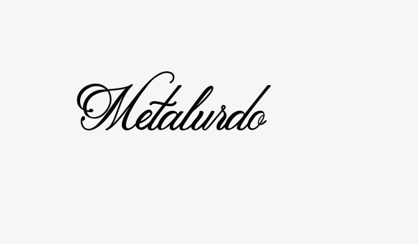 Metalurdo Font