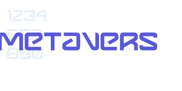 Metavers font free