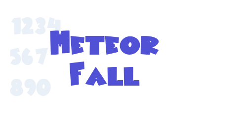Meteor Fall-font-download
