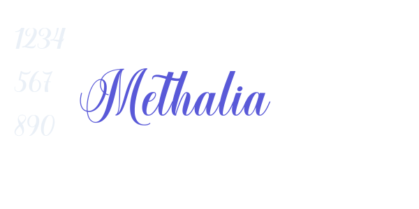 Methalia font