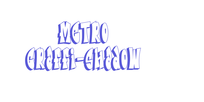 Metro Graffi-Shadow Font