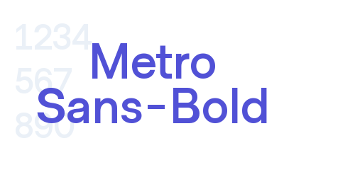 Metro Sans-Bold-font-download