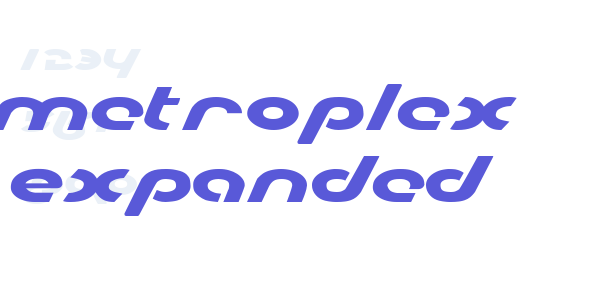 Metroplex Expanded font free