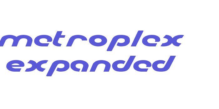 Metroplex Expanded Font Download