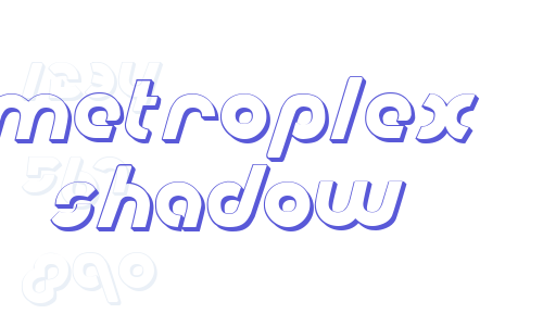 Metroplex Shadow Font Download