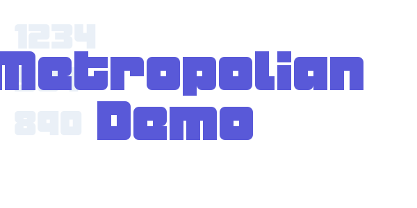 Metropolian Demo font free