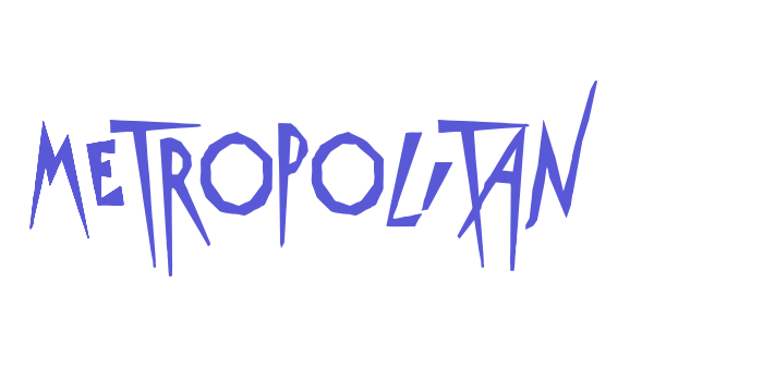 Metropolitan Font Download