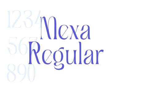 Mexa Regular Font Download