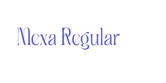 Mexa Regular Font Download