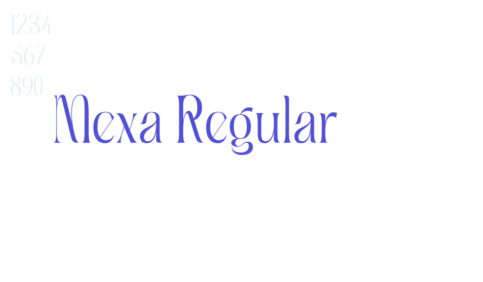 Mexa Regular-font-download