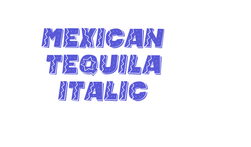 Mexican Tequila Italic Font Download