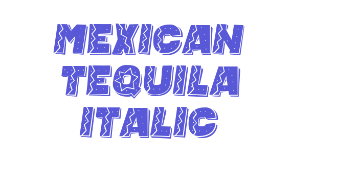 Mexican Tequila Italic Font Download