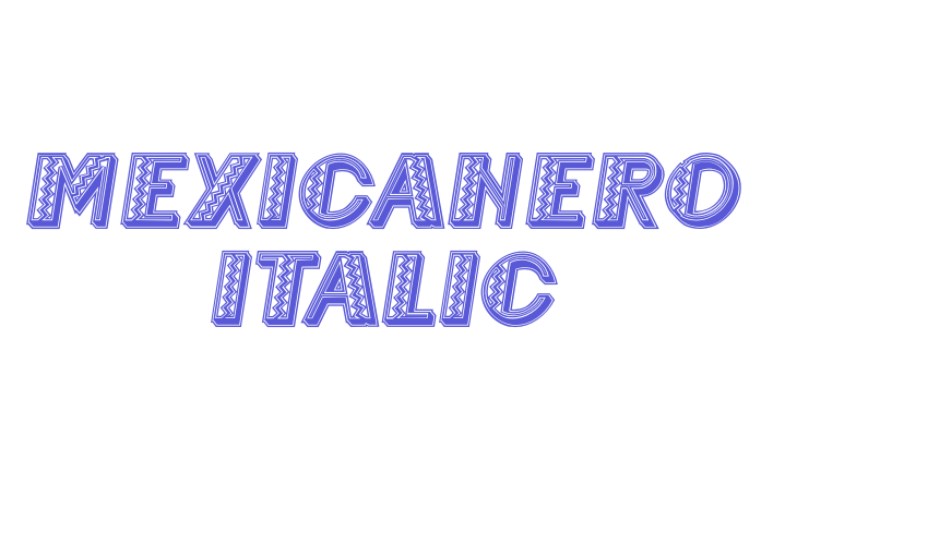 Mexicanero Italic Font Download