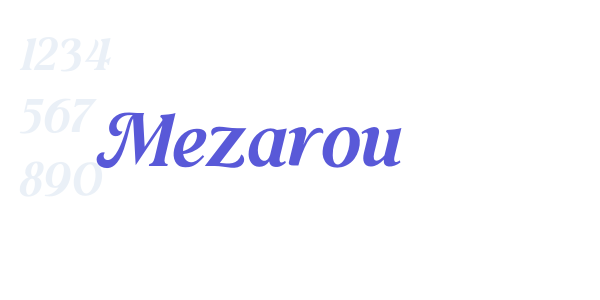 Mezarou font free