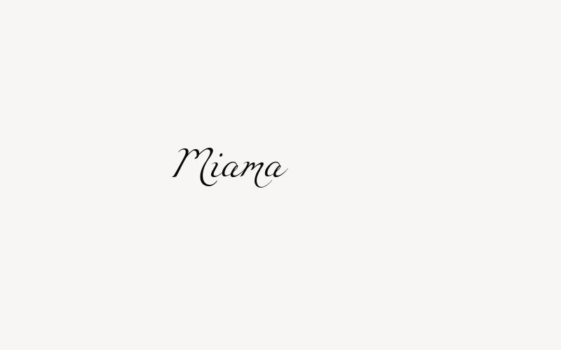 Miama Font