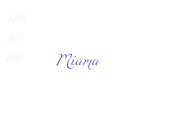 Miama Font Download