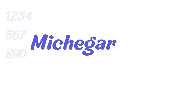 Michegar font free