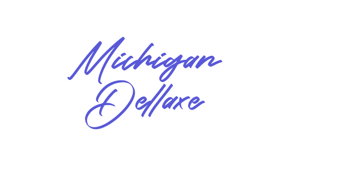 Michigan Dellaxe Font Download