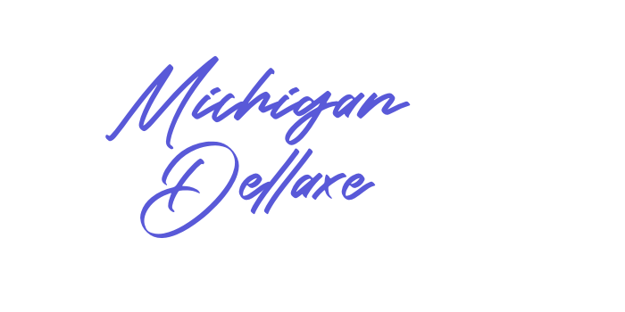 Michigan Dellaxe Font