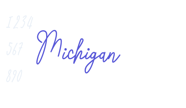 Michigan font free