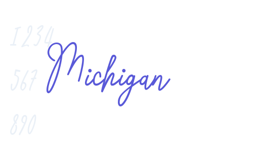 Michigan Font