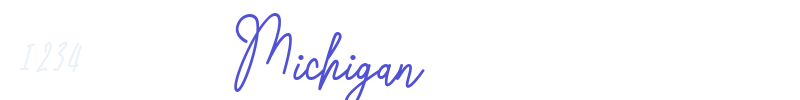 Michigan-font