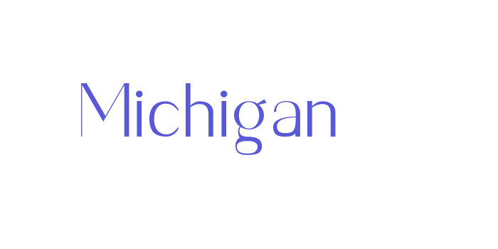 Michigan Font