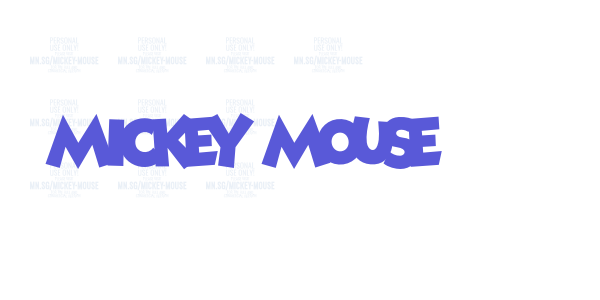 Mickey Mouse font