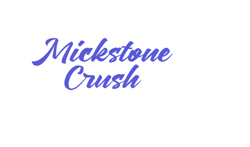 Mickstone Crush Font Download