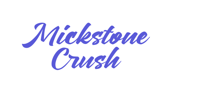 Mickstone Crush Font Download