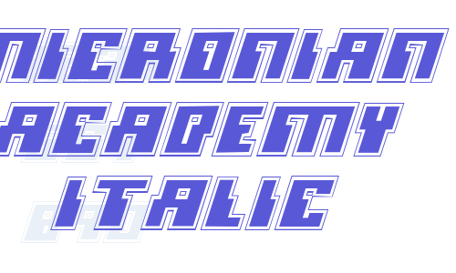 Micronian Academy Italic Font Download