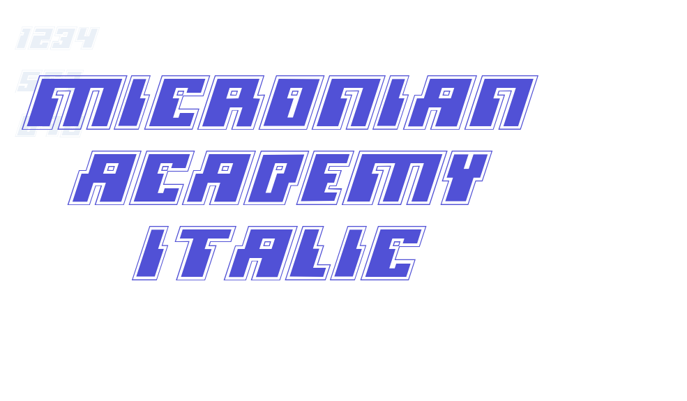 Micronian Academy Italic-font-download