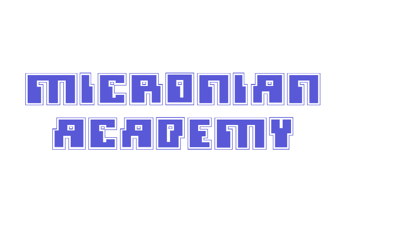 Micronian Academy Font Download