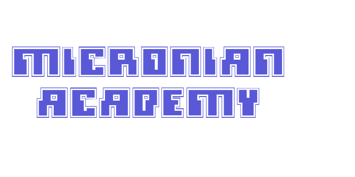 Micronian Academy Font Download