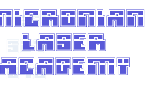 Micronian Laser Academy Font Download