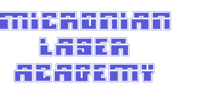 Micronian Laser Academy Font