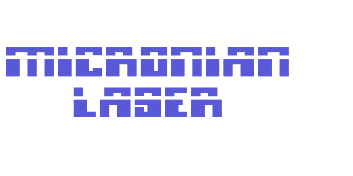 Micronian Laser Font Download