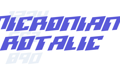 Micronian Rotalic Font Download